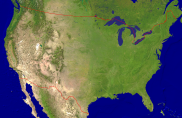 USA Satellite + Borders 4000x2598